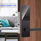 สีดำ FCC CE ROHS BLE ล็อคประตูปุ่มกด Wifi สำหรับโฮมอพาร์ทเมนต์
