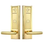 ล็อคประตู Keyless Entry สีทอง 280 มม. 6V เกสต์เฮ้าส์ Rfid Card Door Lock