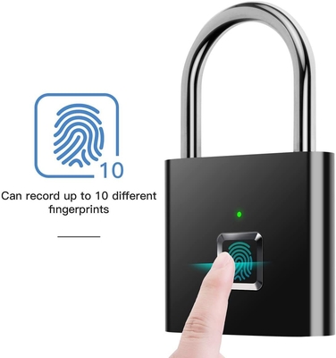 ลายนิ้วมือกุญแจกันน้ำ Keyless Anti-Theft Security Digital ล็อค แบบพกพาสำหรับ Locker ยิม กระเป๋าเดินทาง กระเป๋าเดินทาง