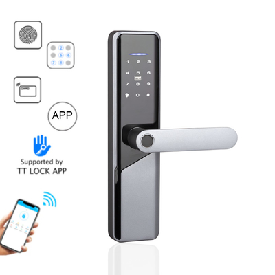 ล็อคประตูอัจฉริยะ Biometric ดิจิตอล 5 in 1 พร้อมแบตเตอรี่ AA 4 ก้อน