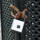 กุญแจประตูแบบรวมสมาร์ทประตูกลางแจ้งพร้อม Keyless Biometric Water Resistant สำหรับ Locker และ Storage