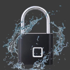 ลายนิ้วมือกุญแจลายนิ้วมือกันน้ำ Keyless Anti-Theft Security Digital ล็อค แบบพกพาสำหรับ Locker,Gym,Door