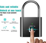 สีดำสีเงินสมาร์ทลายนิ้วมือกุญแจกันน้ำ Keyless Thumbprint สำหรับ Locker Gym