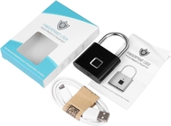 กุญแจสมาร์ทลายนิ้วมือแบบพกพา USB ชาร์จ Keyless ปลดล็อคอย่างรวดเร็ว ต่อต้าน Theft