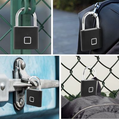 กุญแจลายนิ้วมือกันน้ำ Keyless ป้องกันการโจรกรรมความปลอดภัยดิจิตอลแบบพกพาสำหรับตู้เก็บของโรงยิม