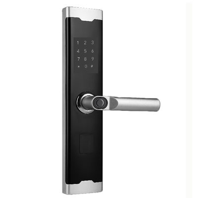 Biometric Smart Fingerprint Door Lock อลูมิเนียมอัลลอยด์ 6V 4x AA แบตเตอรี่