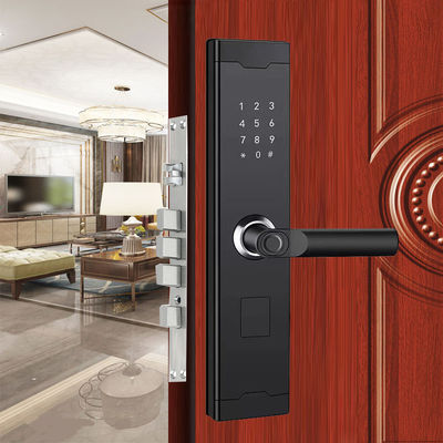 Biometric Smart Fingerprint Door Lock อลูมิเนียมอัลลอยด์ 6V 4x AA แบตเตอรี่