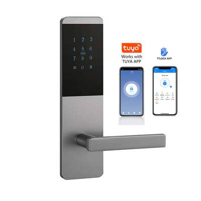 ล็อคประตูอัจฉริยะดิจิตอล WiFi พร้อมการ์ดรหัสรหัสผ่าน Tuya TTlock App Keyless Smart Locks