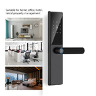 อลูมิเนียมสลอย Smart Home TTlock Keyless Digital Door Lock ล็อคประตูบิโอเมทริกนิ้วมือล็อคประตู