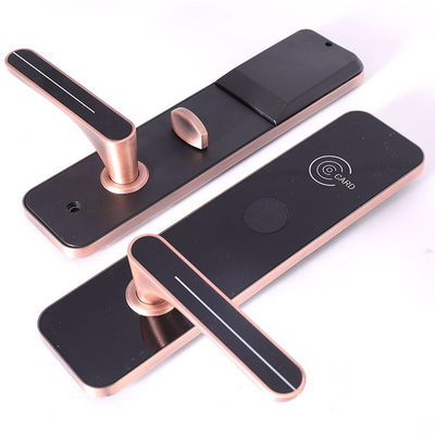 สีดํา RFID คีย์การ์ด โรงแรมสมาชิกล็อคประตู พร้อมโปรแกรมบริหารโรงแรมฟรี