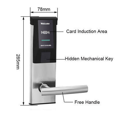 ผู้ผลิต ODM / OEM ระบบล็อคประตูโรงแรมอัจฉริยะระบบการ์ด RFID ล็อคประตูโรงแรม