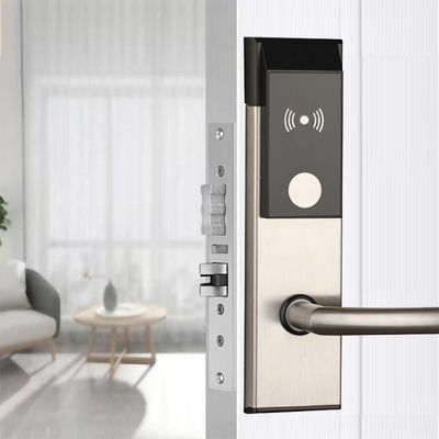 Keyless Hotel ล็อคประตูคีย์การ์ดอิเล็กทรอนิกส์ M1fare Stainless Steel