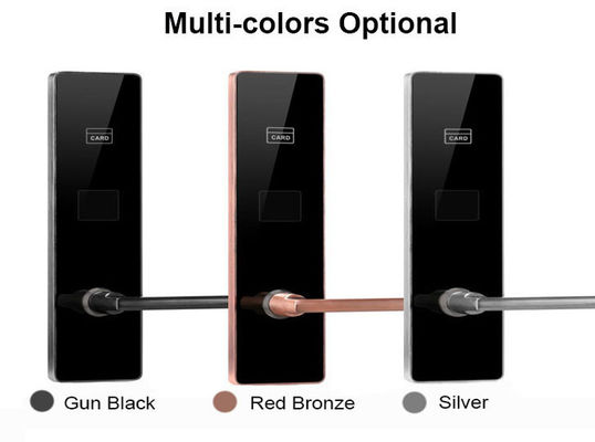 โรงแรมล็อคอิเล็กทรอนิกส์สแตนเลส smart key card พร้อมการรับรอง CE FCC