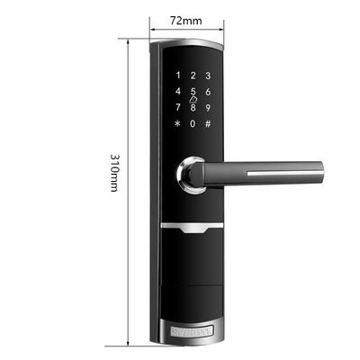 สีทอง ระยะไกลควบคุม Smart Keypad ประตูล็อคกับ TTlock แอพการ์ดคีย์