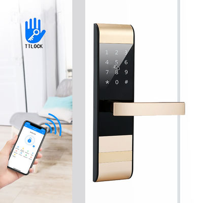4 ใน 1 รหัสผ่าน TTlock แอพการ์ด Smart Keypad ประตูล็อคสําหรับอพาร์ทเมนต์ โรงแรม สํานักงาน