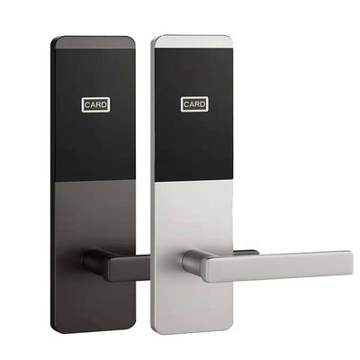 RFID Card Key Hotel Smart Door Locks อลูมิเนียมอัลลอยด์พร้อมซอฟต์แวร์การจัดการฟรี