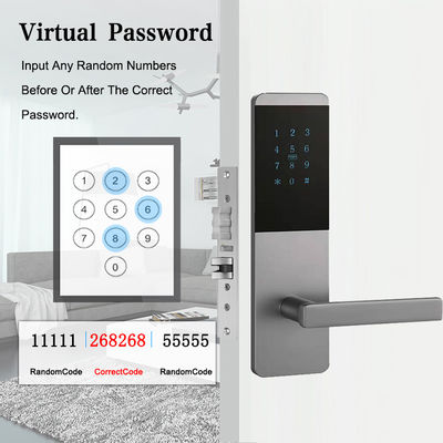 4 in 1 Password App ปิดประตูดิจิตอลแบบไม่มีกุญแจ พร้อมจอสัมผัส