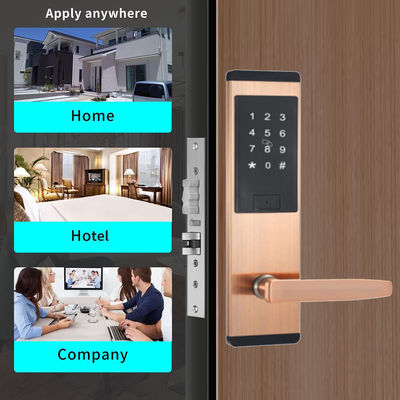 สีดํา สแตนเลส สมาธิ Keypad ประตูล็อคกับ TTlock Smart App
