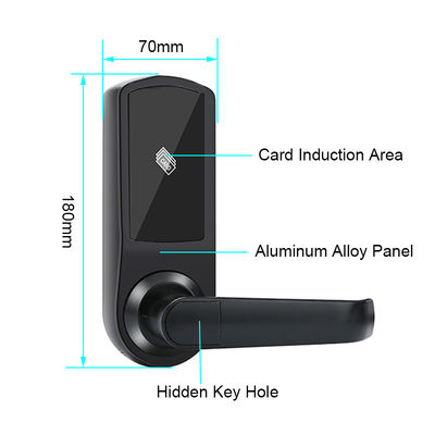 Smart Deadbolt RFID Key Card ประตูล็อคความปลอดภัย Mortise ประตูล็อคสําหรับบ้าน โรงแรม คอนโด
