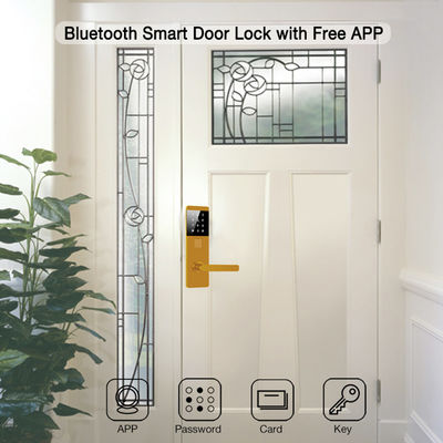 อลูมิเนียมสกัด TTlock Password อิเล็กทรอนิกส์สมาชิกล็อคประตูสําหรับอพาร์ทเมนต์