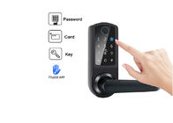 ล็อคประตูด้วยรหัสผ่านลายนิ้วมือ Bluetooth TTlock หน้าจอสัมผัสปุ่มกดล็อคประตู