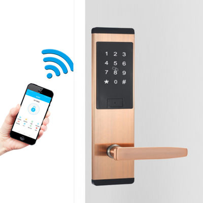 สีดํา สแตนเลส สมาธิ Keypad ประตูล็อคกับ TTlock Smart App
